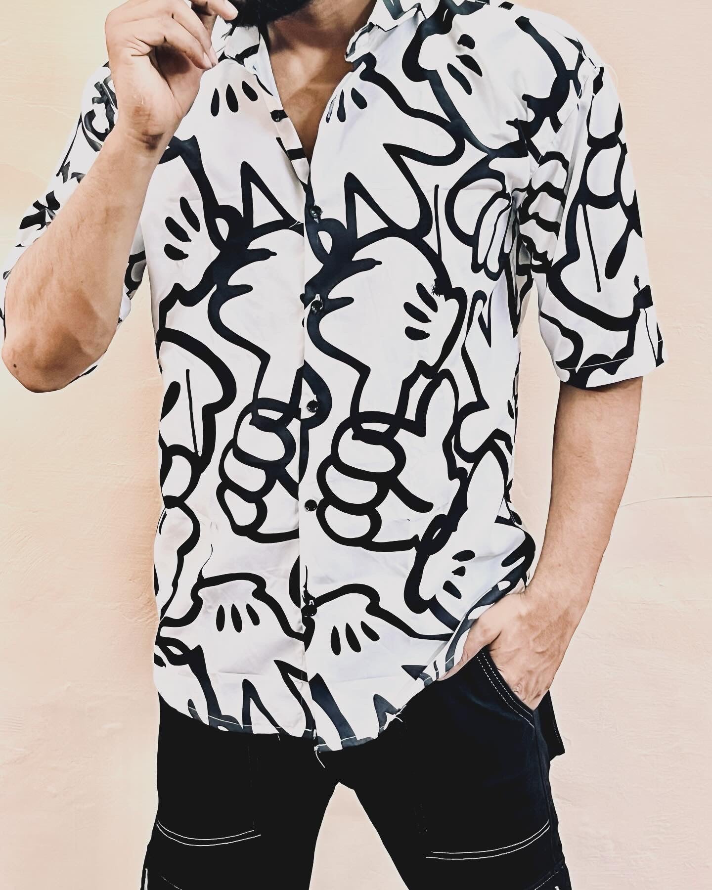 Men’s Relaxed Fit Printed Shirt – Half Sleeve | Summer Essential