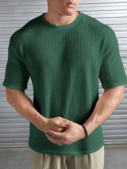 Men's Lightweight Summer Tshirt Green Color