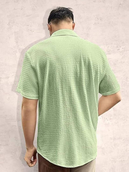 Everyday Cool Mens Casual Summer Shirt Green Color