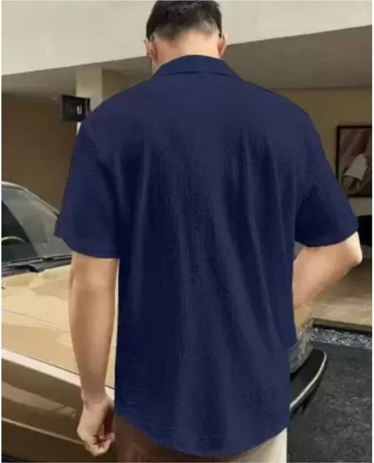 Everyday Cool Mens Casual Summer Shirt Blue Color