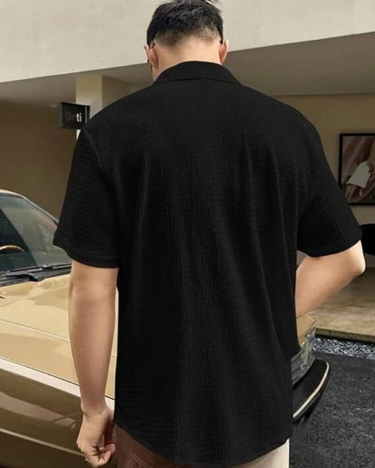 Everyday Cool Mens Casual Summer Shirt Black Color