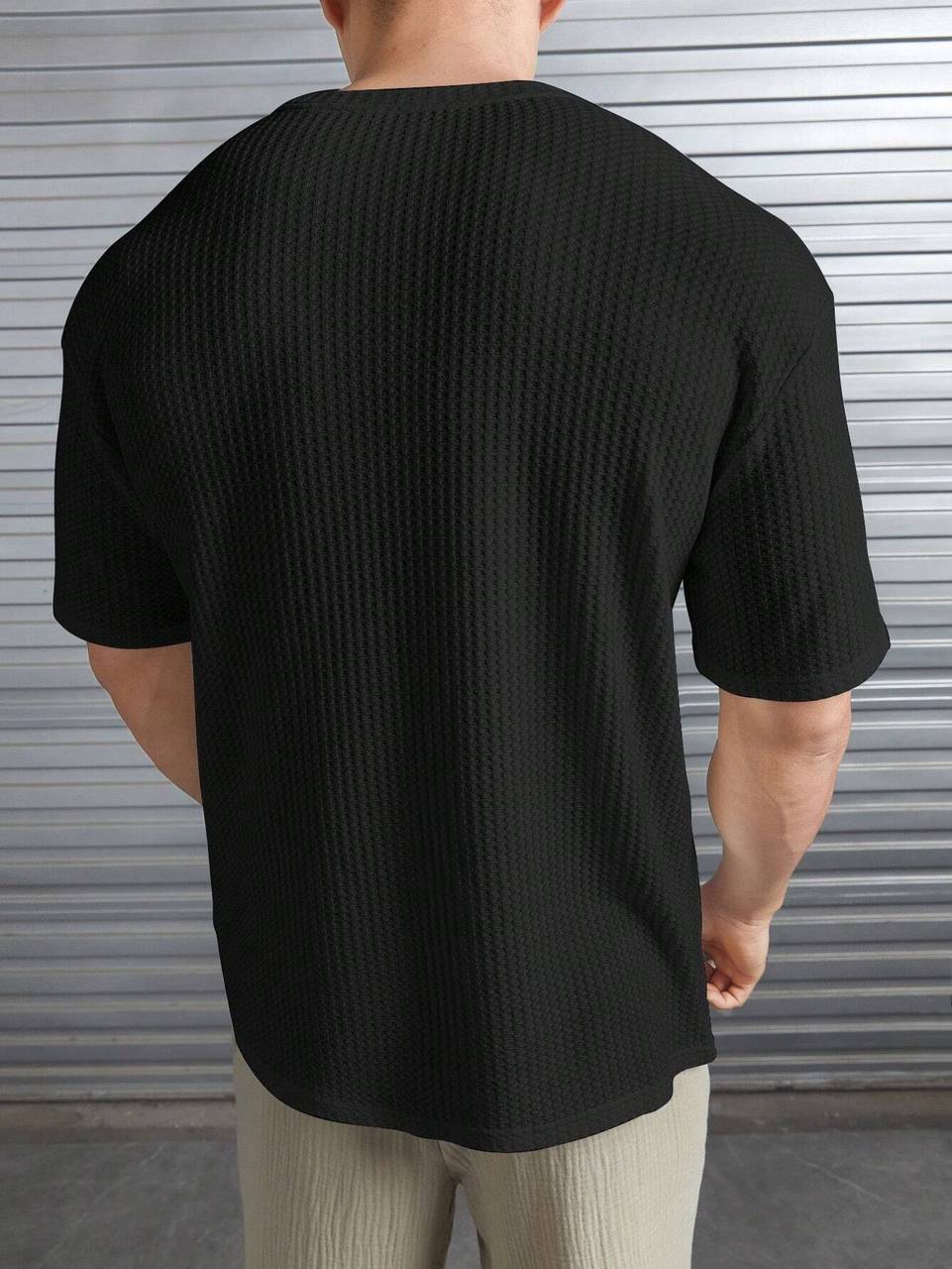 Men's Lightweight Summer Tshirt Black Color
