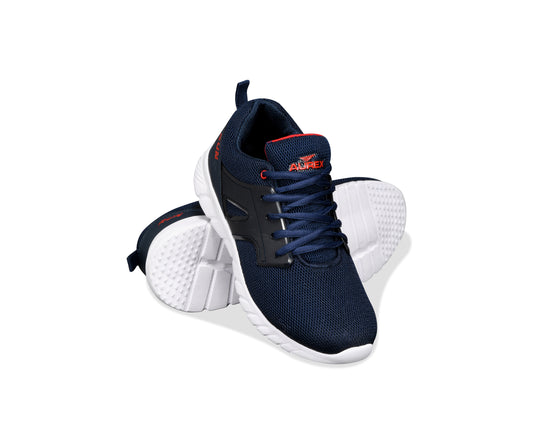 Men's Grey Sports Sneakers Navy Blue – Stylish, Comfortable, and Perfect for Everyday Wear