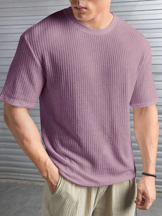 Men's Lightweight Summer Tshirt Lavender Color