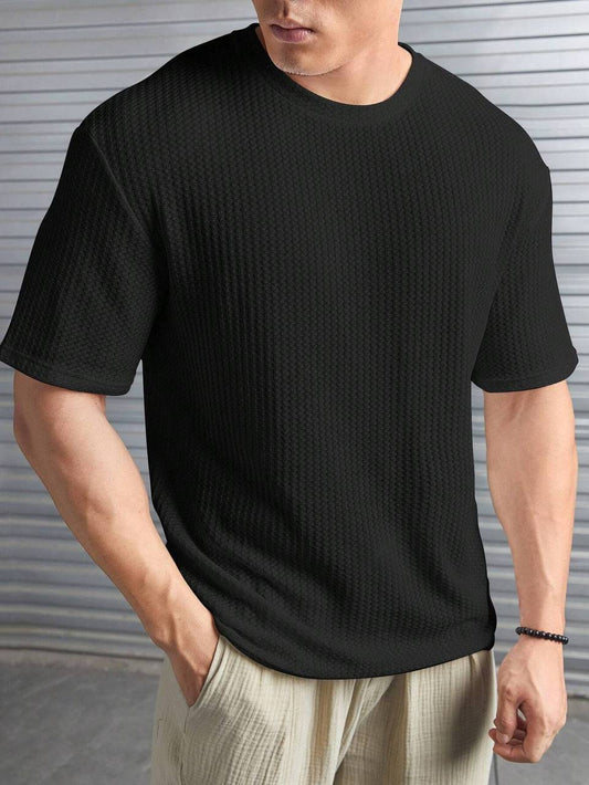 Men's Lightweight Summer Tshirt Black Color