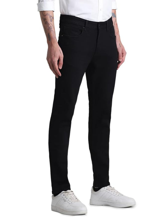 Men's Straight Fit Black Jeans – Stylish, Comfortable & Versatile Denim