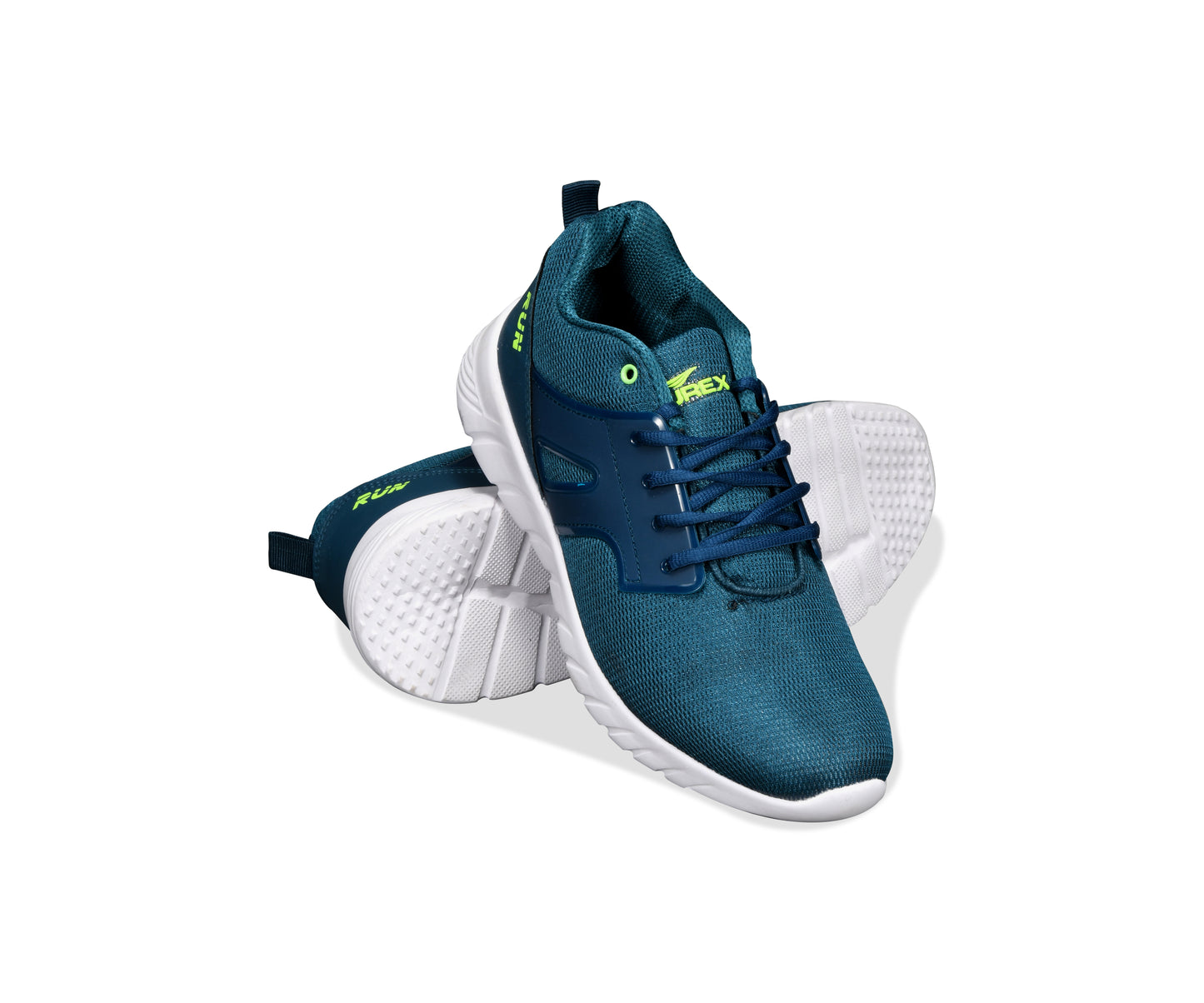 Men's Grey Sports Sneakers Teal Blue – Stylish, Comfortable, and Perfect for Everyday Wear