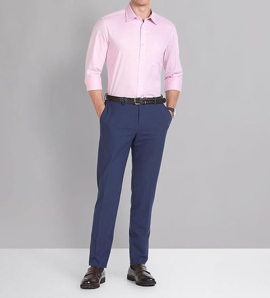 Men's Classic Pink Shirt – Regular Fit | Stylish Casual & Formal Wear