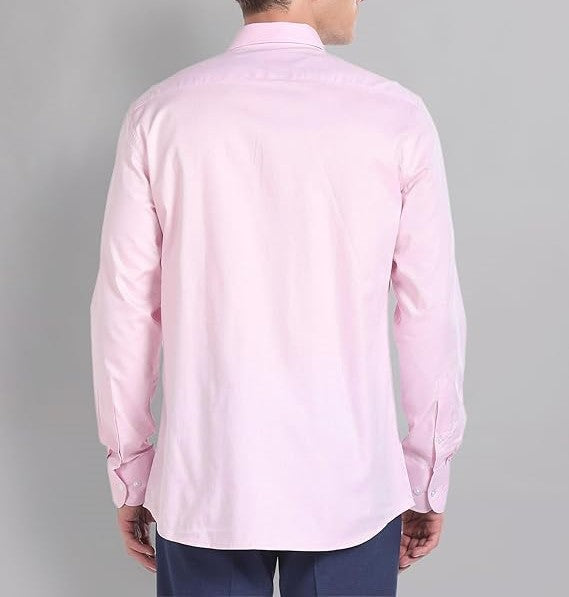 Men's Classic Pink Shirt – Regular Fit | Stylish Casual & Formal Wear