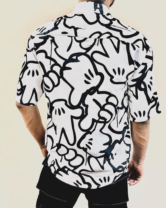 Men’s Relaxed Fit Printed Shirt – Half Sleeve | Summer Essential