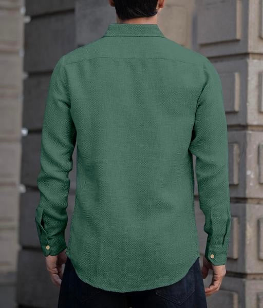 Olive Green Linen Shirt – Fresh, Bold & Effortlessly Stylish