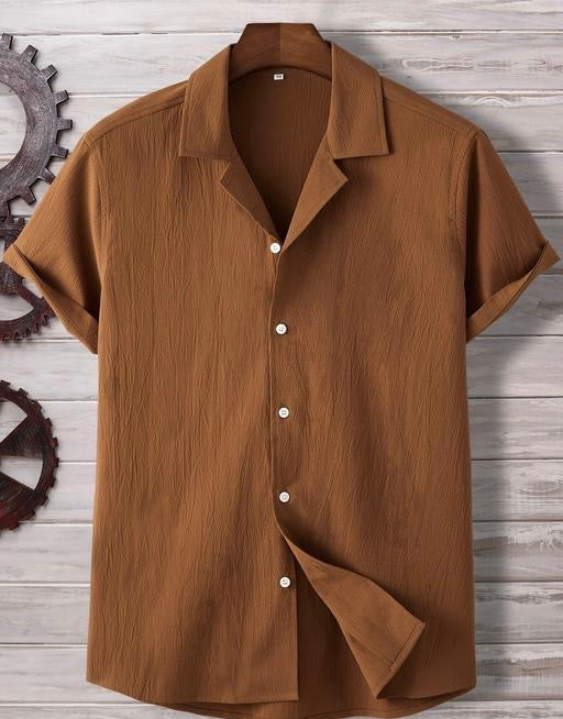 Desert Brown Summer Shirt – Cool Comfort, Effortless Style