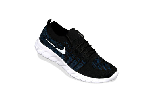 Men's Premium Black Running Sneakers – Comfort, Durability & Style Combined