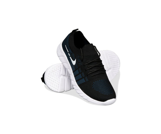Men's Premium Black Running Sneakers – Comfort, Durability & Style Combined